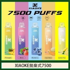 梟客XIAOKE一次性電子菸拋棄式7500口